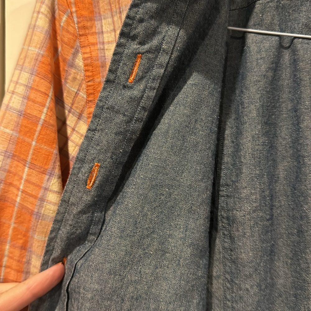 Faconnable Reversible Button Down, Ladies Size La… - image 4